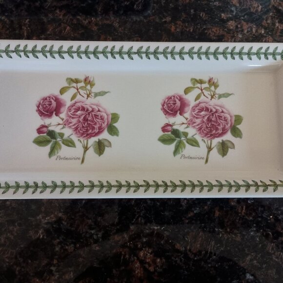 Portmeirion Botanic Garden Sandwich Tray  - roses - Picture 1 of 4